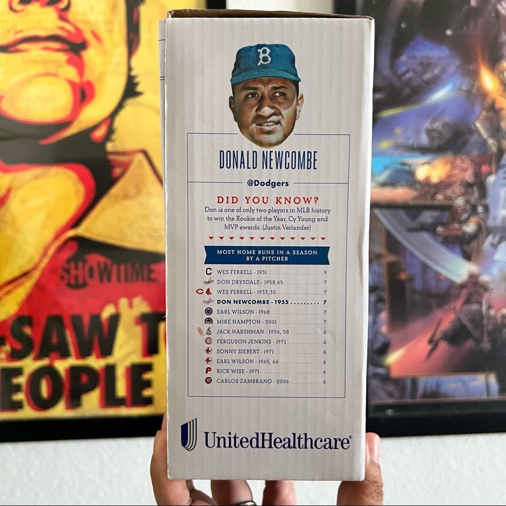 Dodgers Don Newcombe Bobblehead 2016 Brooklyn / Los Angeles - Picture 5 of 8